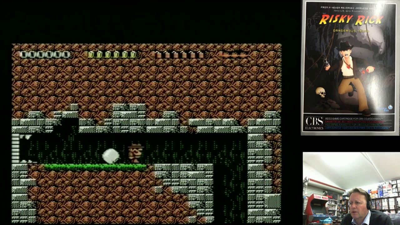 Risky Rick Dangerous Traps screenshot 2 for Colecovision
