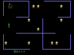 Berzerk screenshot 3 for Colecovision
