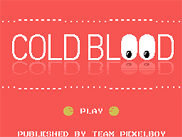 Cold Blood title screen for Colecovision