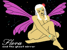 Flora And The Ghost Mirror title screen for Colecovision