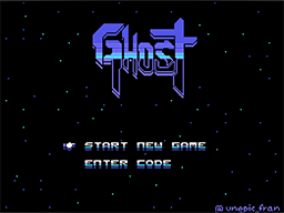 Ghost title screen for Colecovision