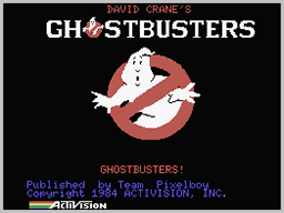 Ghostbusters title screen for Colecovision
