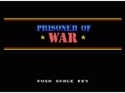 Prisoner of War title screen for Colecovision