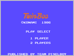 Twin Bee title screen for Colecovision
