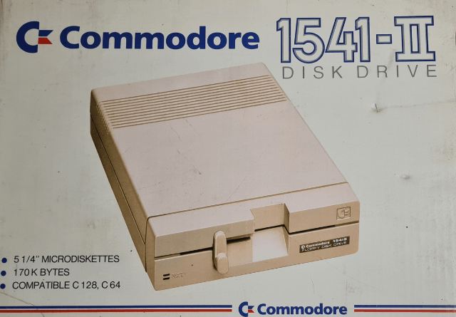 1541-II Disk Drive box art for Commodore 64