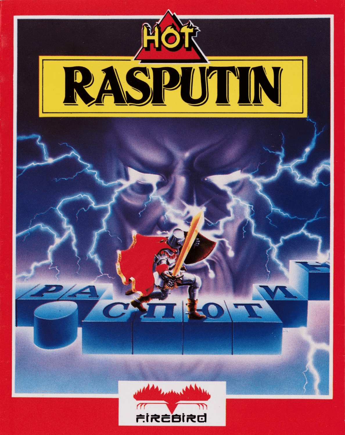 Rasputin box art for Commodore 64