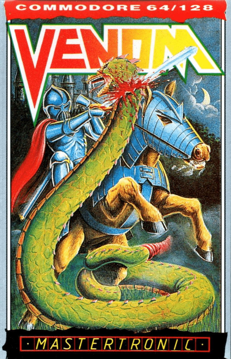 Venom box art for Commodore 64