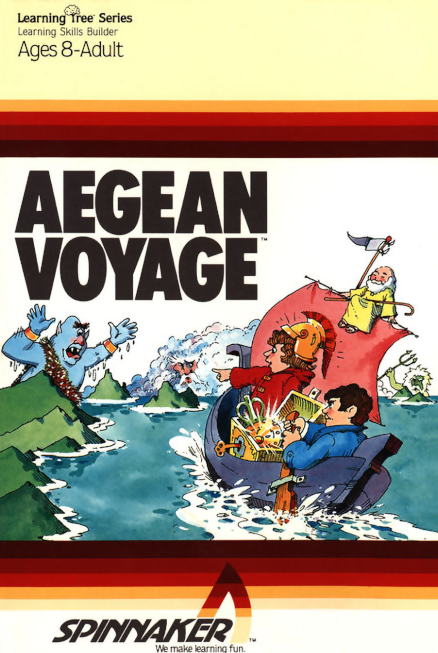 Aegean Voyage box art for Commodore 64