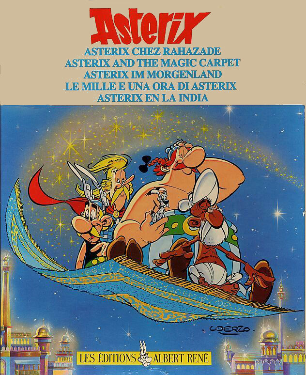 Asterix and the Magic Carpet box art for Commodore 64