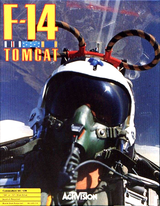 F-14 Tomcat box art for Commodore 64