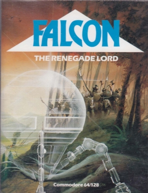 Falcon the Renegade Lord box art for Commodore 64