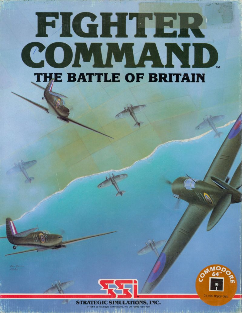 Fighter Command: The Battle Of Britain box art for Commodore 64