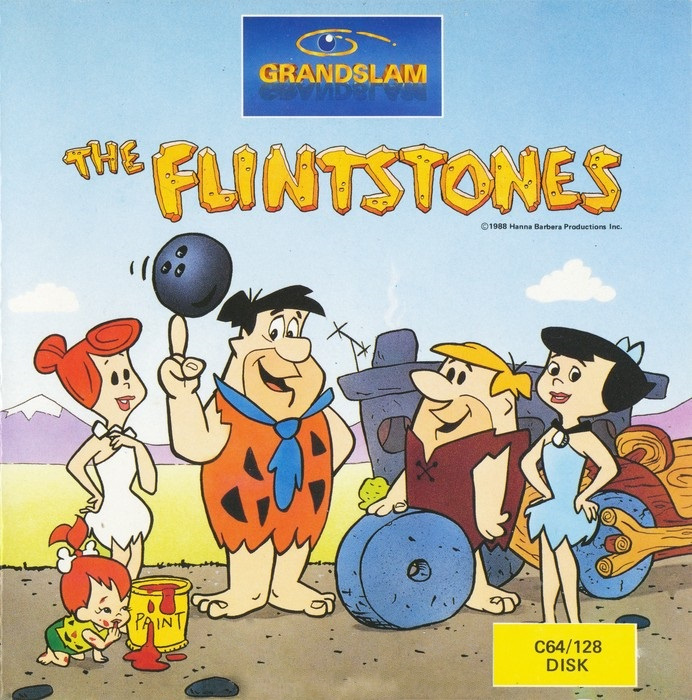 Flintstones box art for Commodore 64