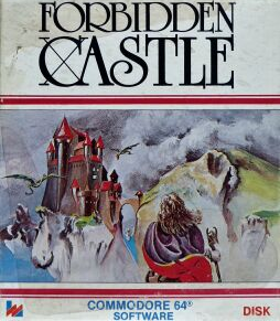 Forbidden Castle box art for Commodore 64