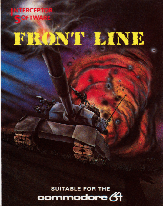 Frontline box art for Commodore 64