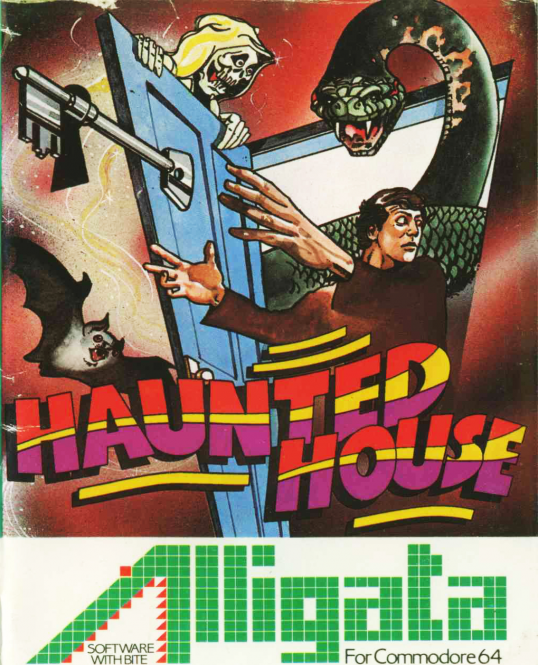 Haunted House box art for Commodore 64