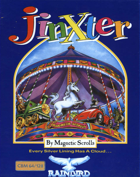 Jinxter box art for Commodore 64