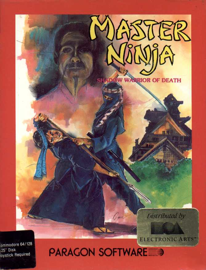 Master Ninja: Shadow Warrior Of Death box art for Commodore 64