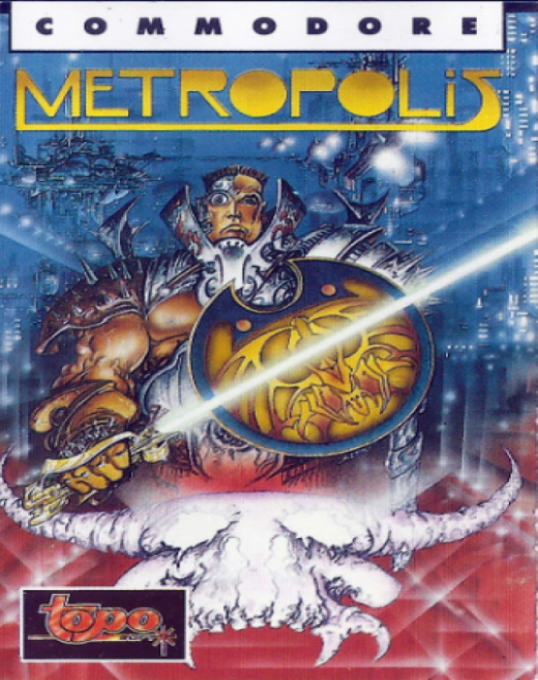 Metropolis box art for Commodore 64
