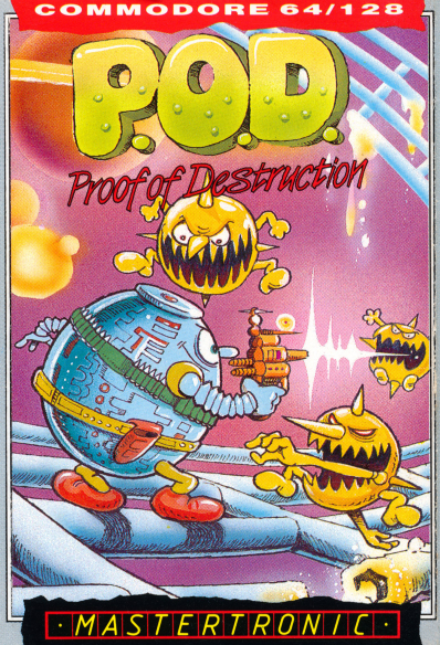 POD Proof of Destruction box art for Commodore 64