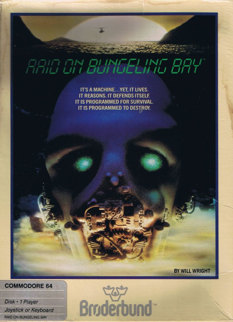 Raid On Bungeling Bay box art for Commodore 64