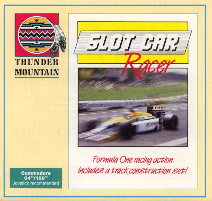 Scalextric box art for Commodore 64