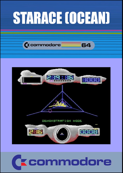 StaRace box art for Commodore 64