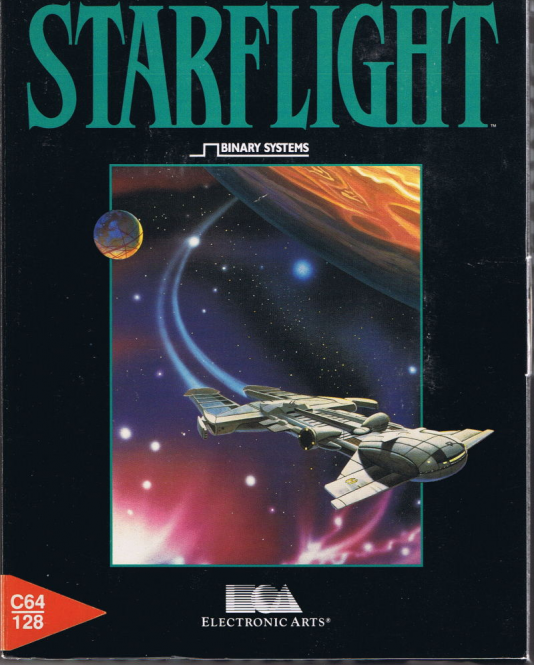 Starflight box art for Commodore 64