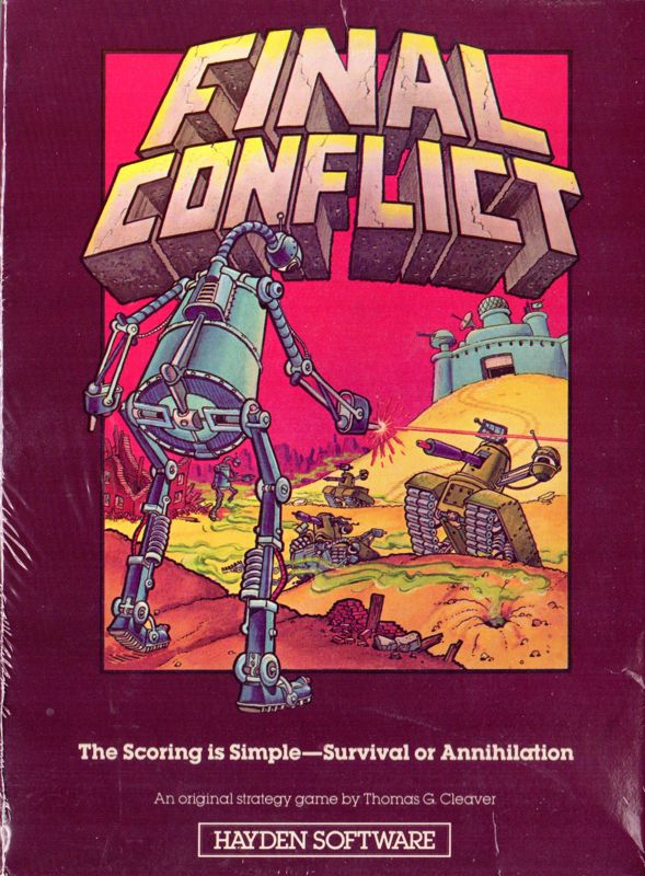 The Final Conflict box art for Commodore 64