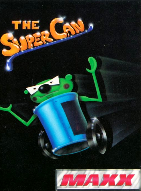 The SuperCan box art for Commodore 64
