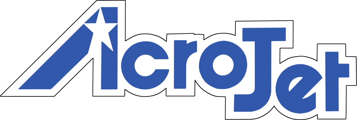 Acrojet logo for Commodore 64