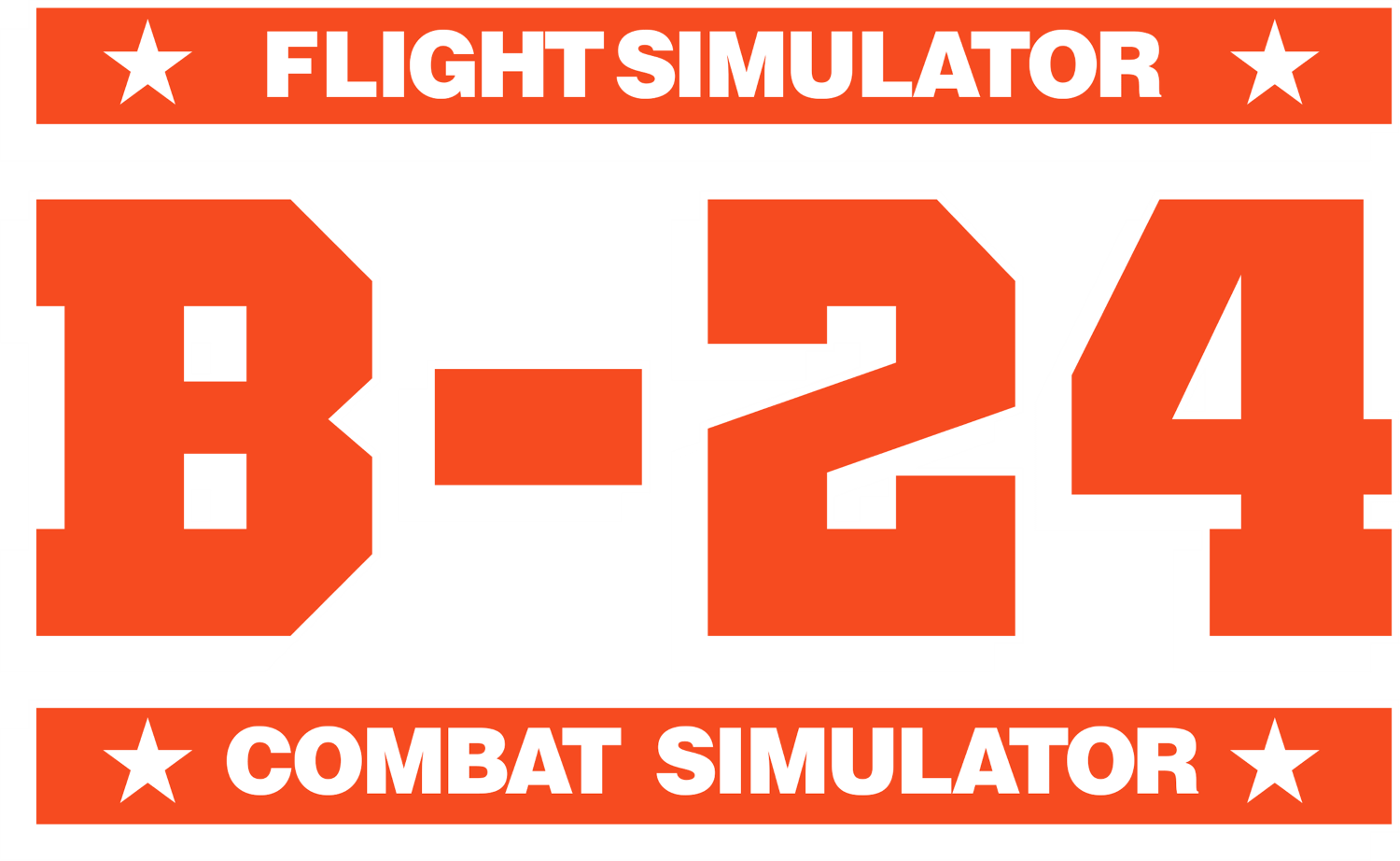 B-24: Flight Simulator - Combat Simulator logo for Commodore 64