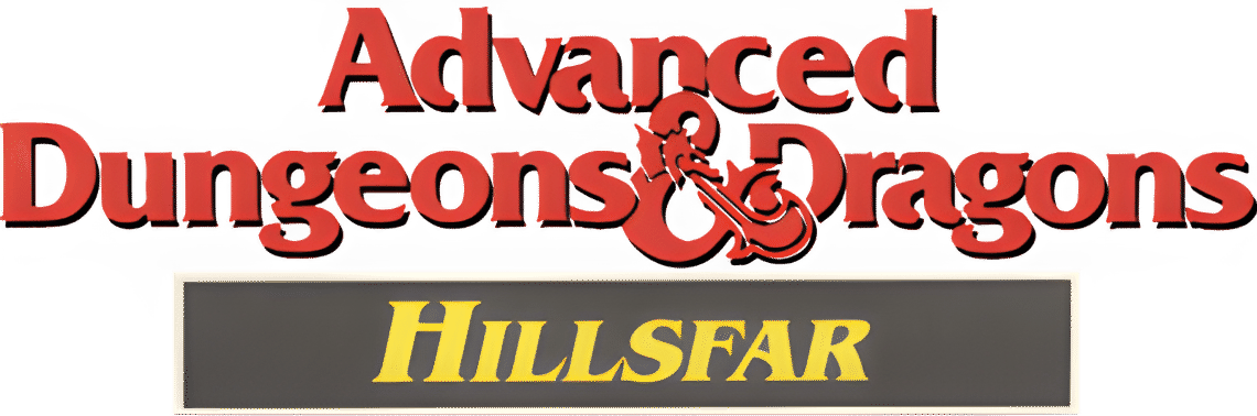 Hillsfar logo for Commodore 64
