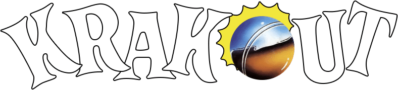 Krakout logo for Commodore 64