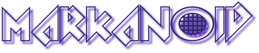 Arkanoid logo for Commodore 64