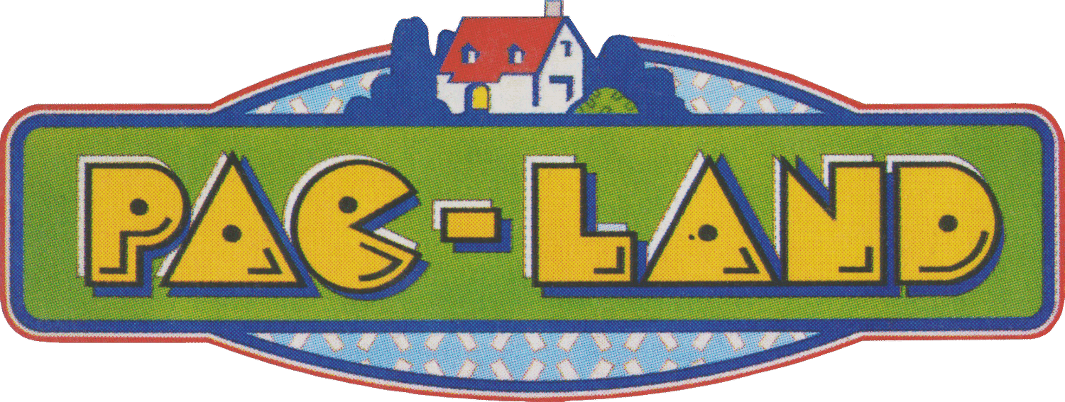 Pac-Land logo for Commodore 64