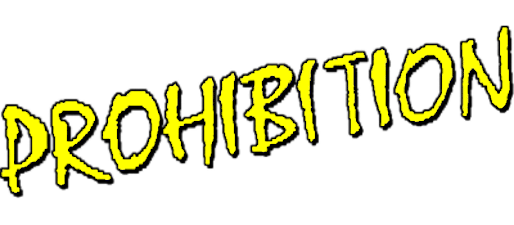 Prohibition logo for Commodore 64