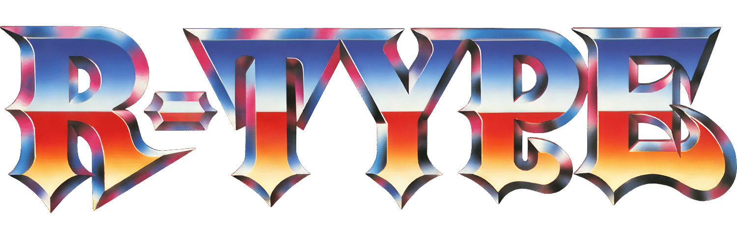 R-Type logo for Commodore 64
