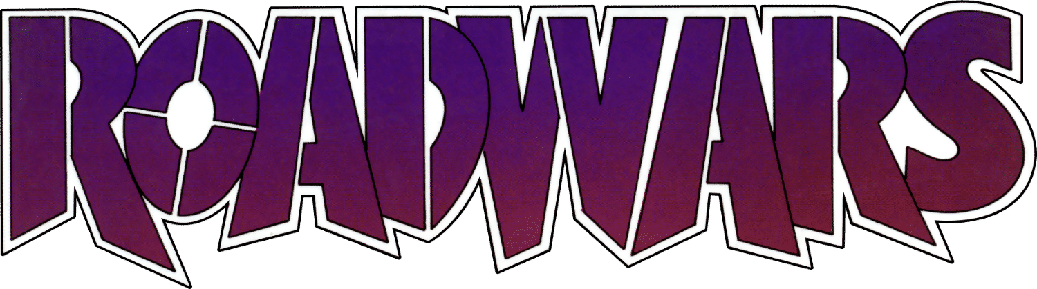Roadwars logo for Commodore 64