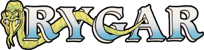 Rygar logo for Commodore 64