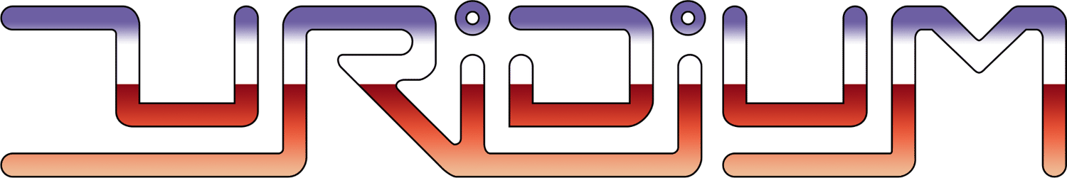 Uridium logo for Commodore 64