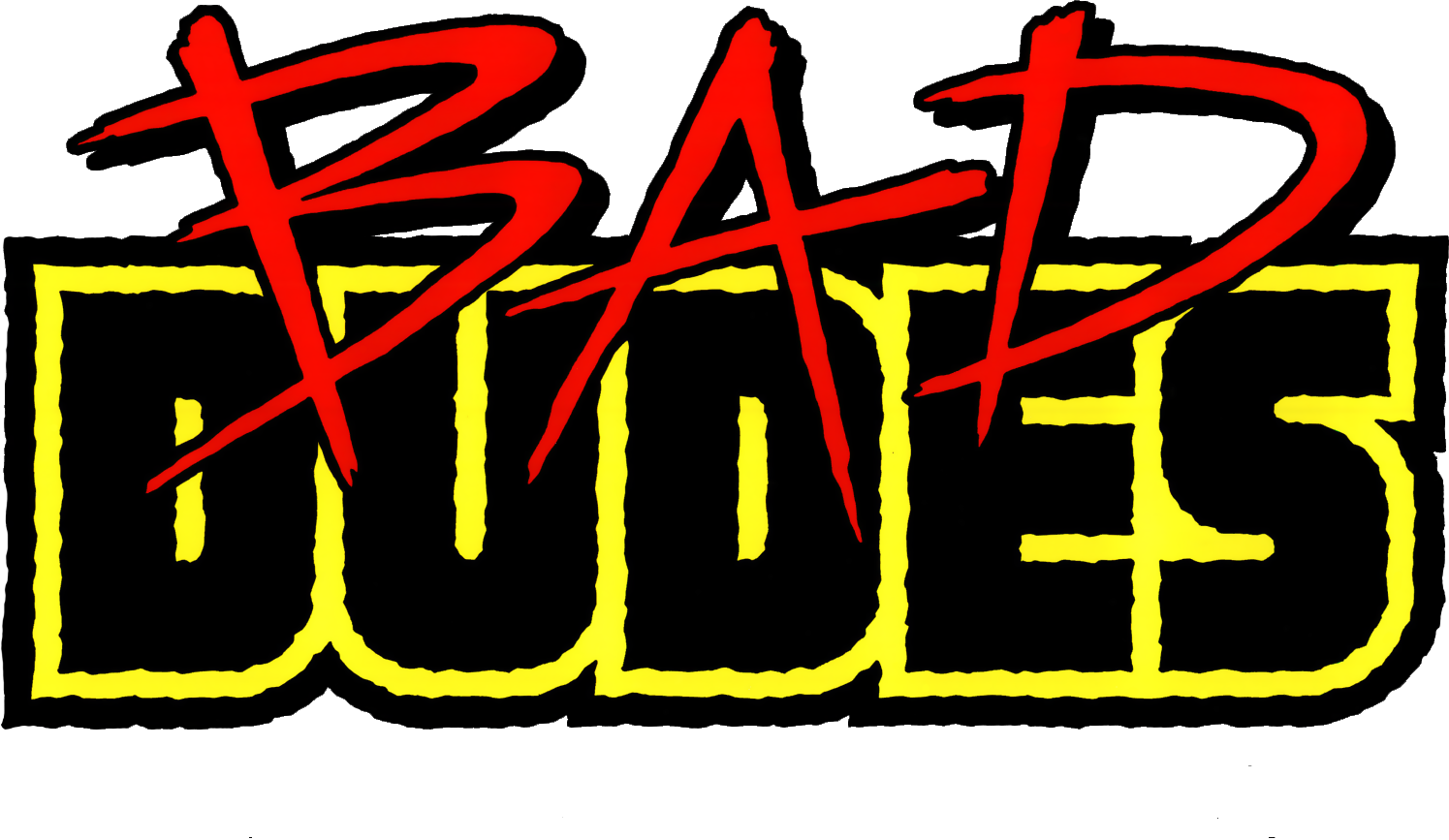 Bad Dudes logo for Commodore 64