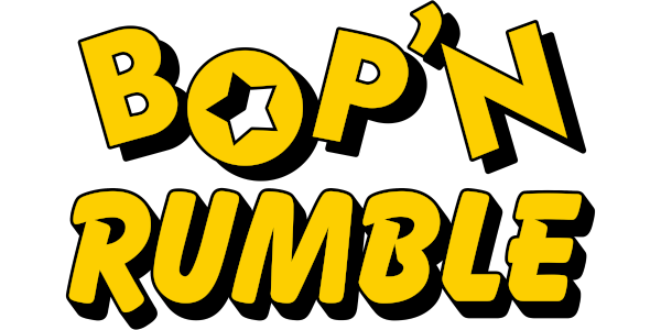 Bop'n Rumble logo for Commodore 64