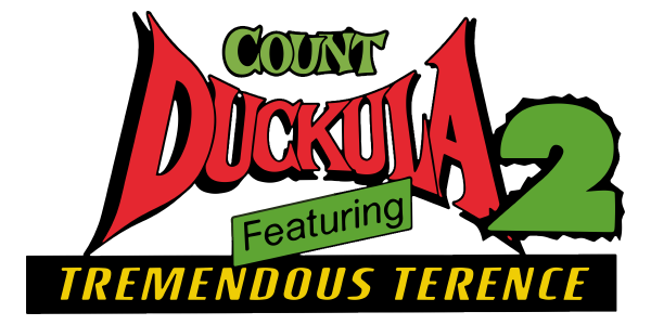Count Duckula 2 Featuring Tremendous Terence logo for Commodore 64