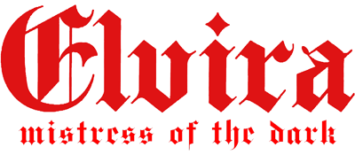 Elvira: Mistress Of The Dark logo for Commodore 64