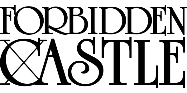 Forbidden Castle logo for Commodore 64