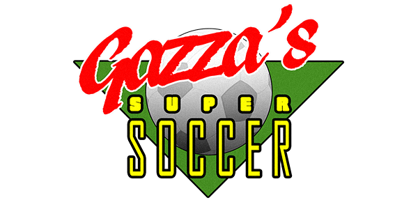 Gazza's Super Soccer logo for Commodore 64