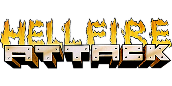 Hellfire logo for Commodore 64