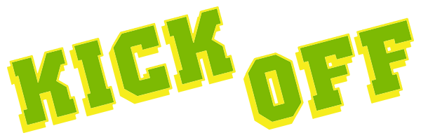 Kick Off logo for Commodore 64