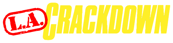 L.A. Crackdown logo for Commodore 64